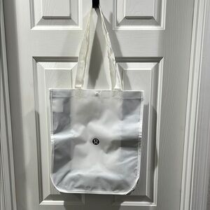 Lululemon White Tote Bag